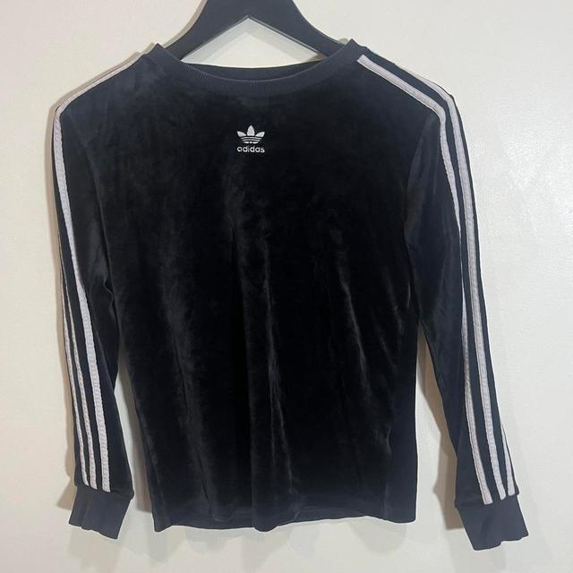 Adidas Originals Women's Sweatshirt - Black/White - 6 on Productcaster.