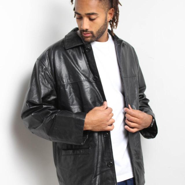 Vintage Men's Jacket - Black - XL on Productcaster.