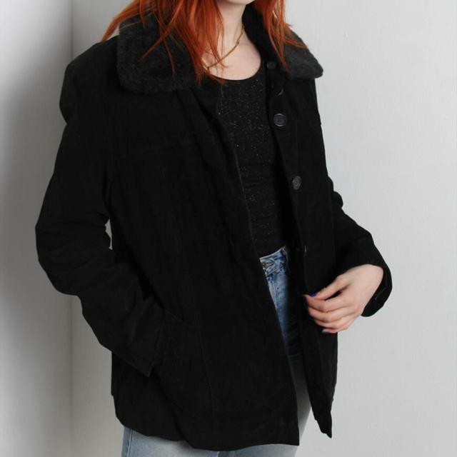 Vintage Women's Jacket - Black - L on Productcaster.