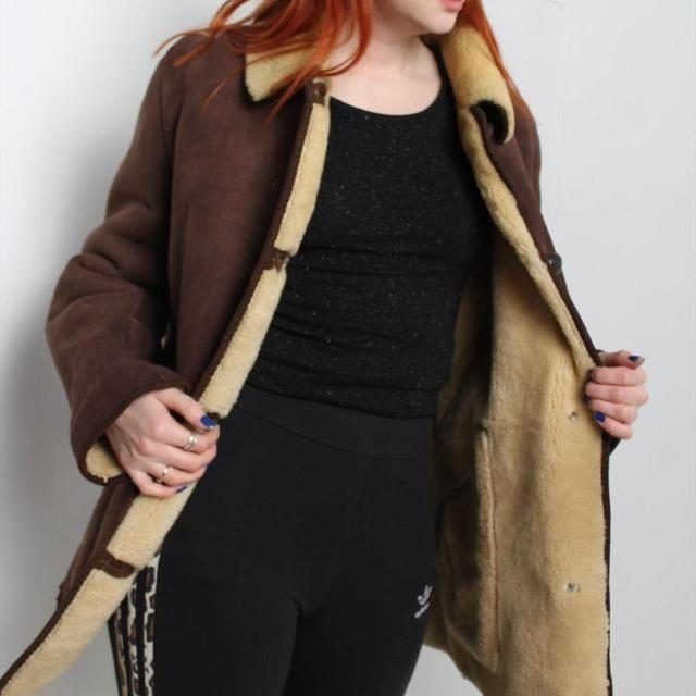 Vintage Women's Jacket - Brown - L on Productcaster.