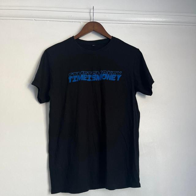 Men's T-shirt - Black/Blue - M on Productcaster.