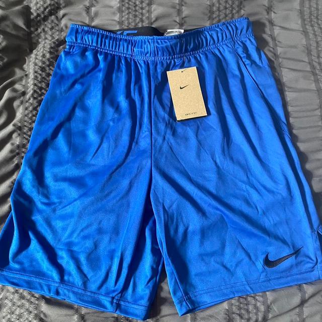 Nike Men's Shorts - Blue - S on Productcaster.