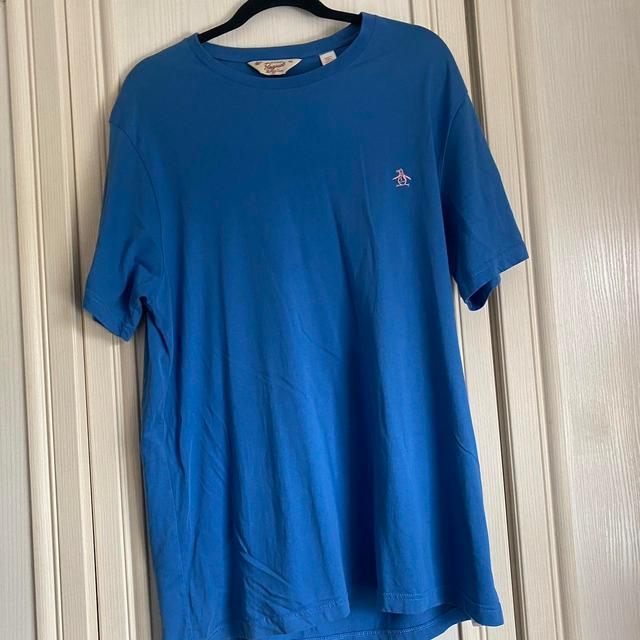 Original Penguin Men's T-shirt - Blue - XXL on Productcaster.