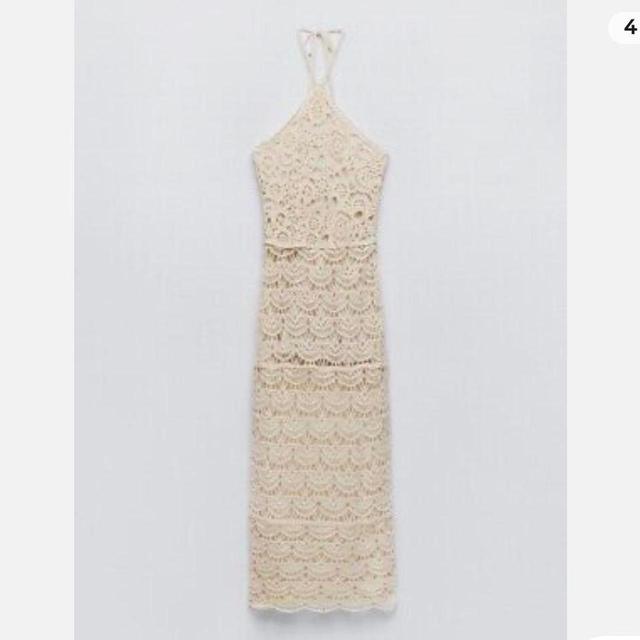 Zara Women's Dress - Cream - 8 on Productcaster.