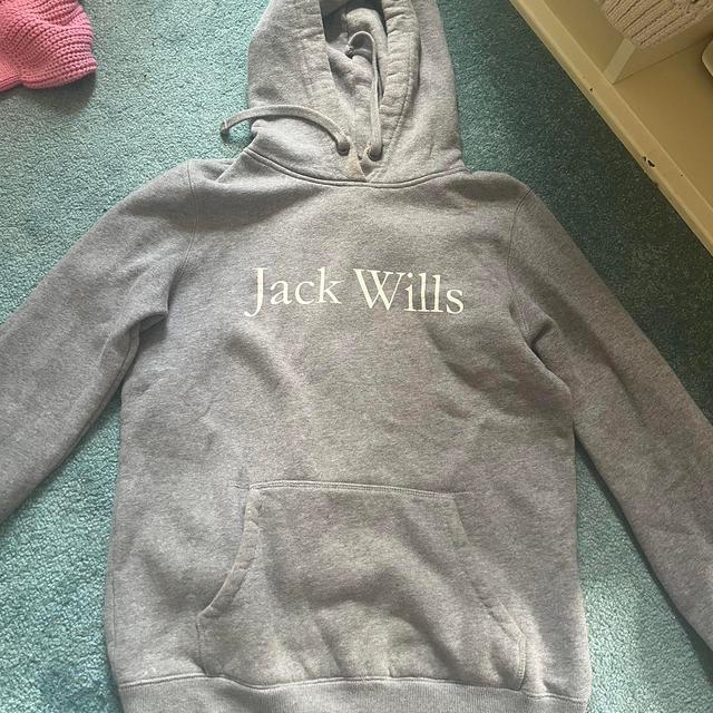 Jack Wills Women's Hoodie - Grey - 6 on Productcaster.