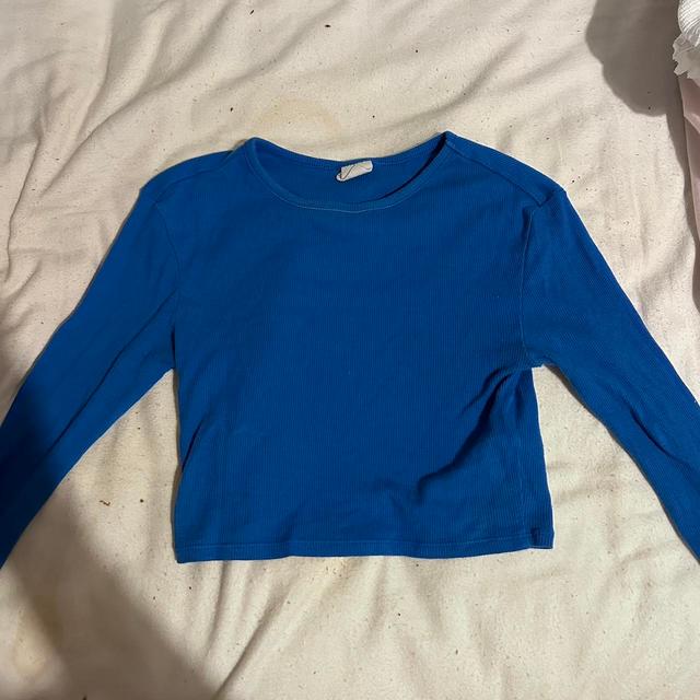 Urban Outfitters Women's Crop top - Blue - 6 on Productcaster.