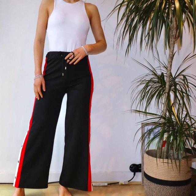 Brave Soul Women's High waisted Trousers - Black - S on Productcaster.