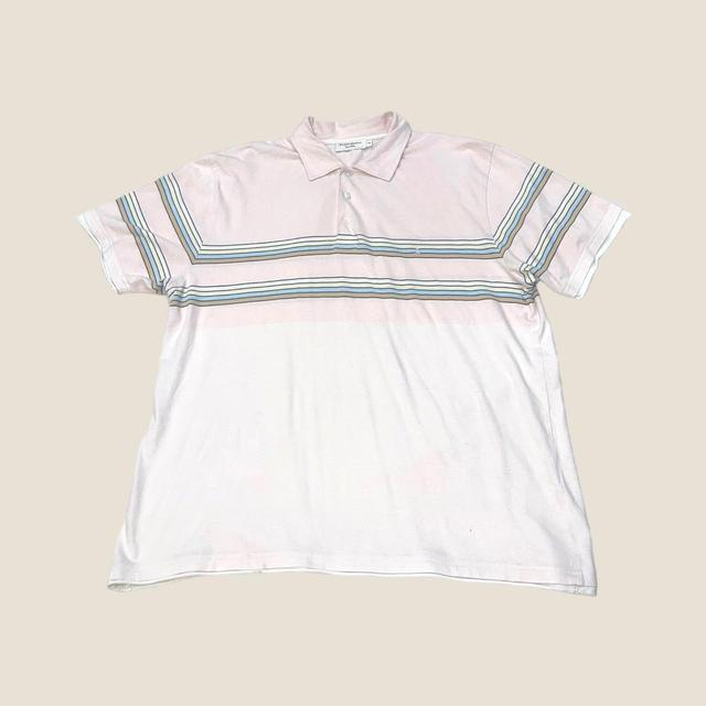 Yves Saint Laurent Men's Polo shirt - Pink - XL on Productcaster.