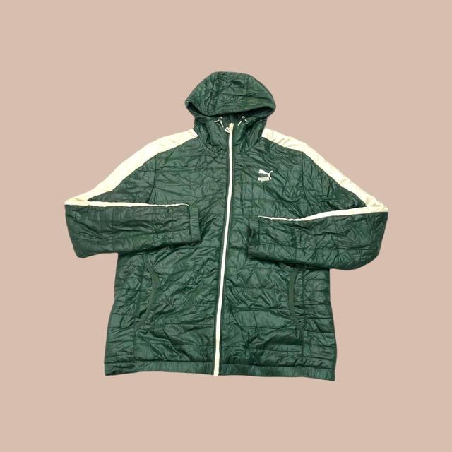 Puma Women's Puffer Jacket - Green - M on Productcaster.