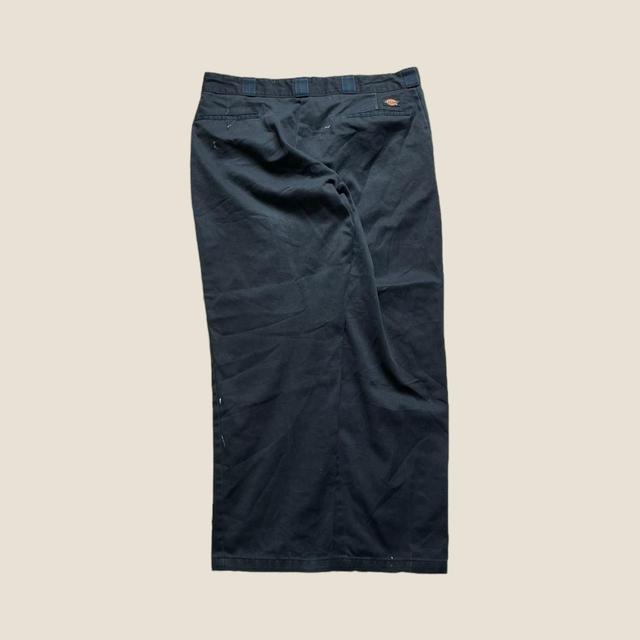 Dickies Men's Straight leg Embroidered Trousers - Navy - 38" on Productcaster.