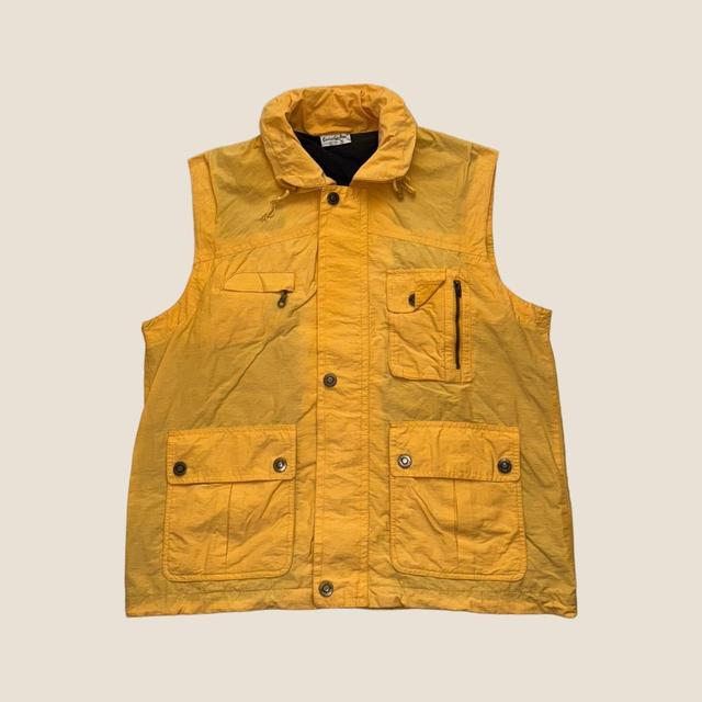 Vintage Men's Gilet - Yellow - XL on Productcaster.