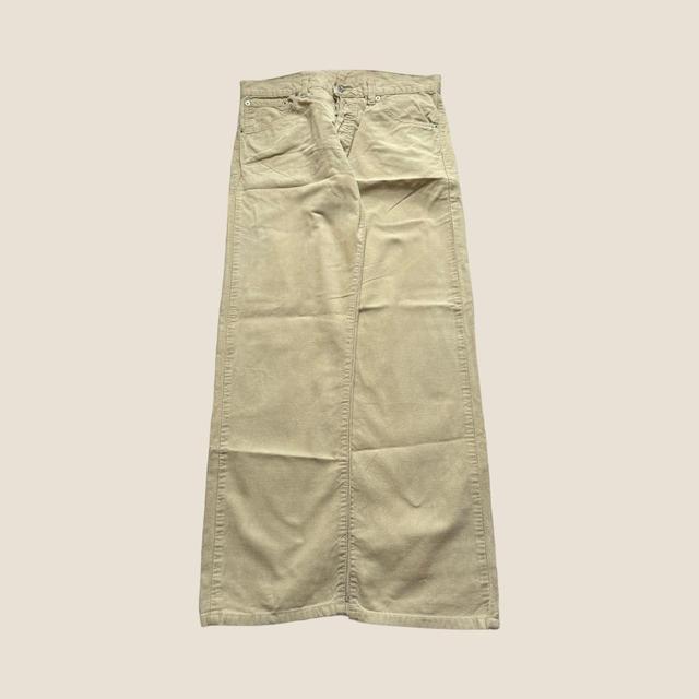 Levi's Men's Straight leg Embroidered Trousers - Tan/Cream - 30" on Productcaster.