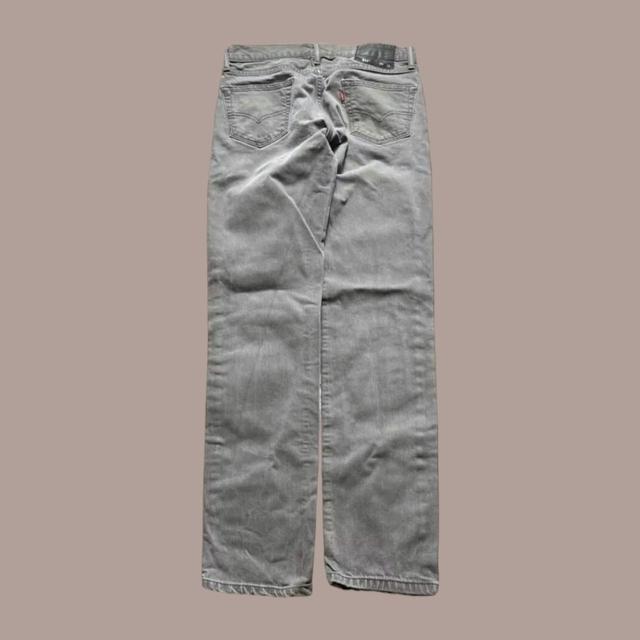 Levi's Men's Slim Embroidered Jeans - Grey - 30" on Productcaster.