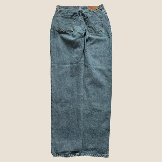 Levi's Men's Straight leg Embroidered Jeans - Blue - 30" on Productcaster.