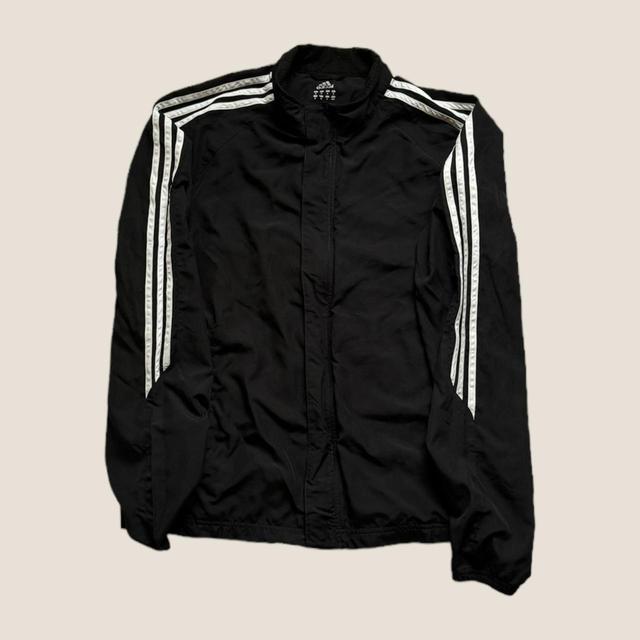 Adidas Men's Lightweight Jacket - Black/White - M on Productcaster.