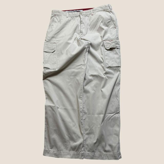 Tommy Hilfiger Men's Straight leg Cargo Trousers - Cream/Tan - 38" on Productcaster.