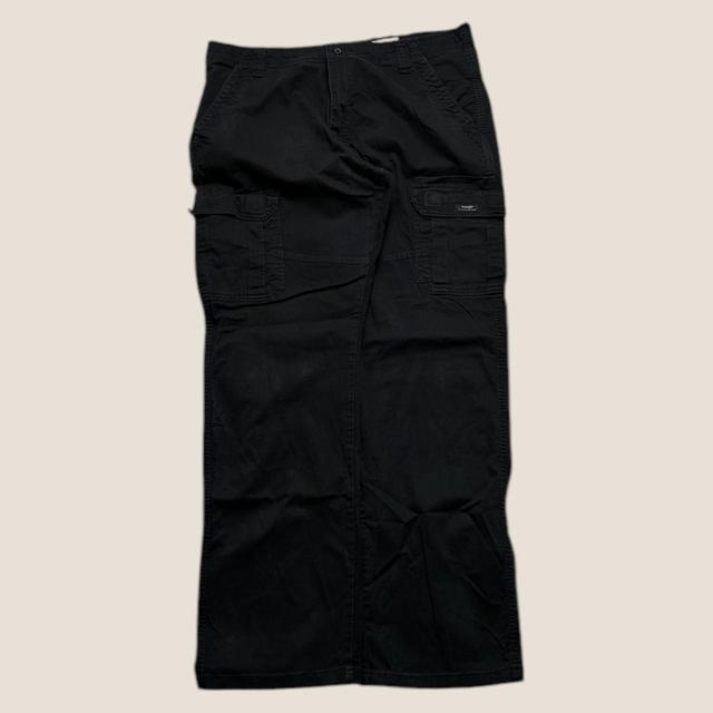 Wrangler Men's Straight leg Cargo Trousers - Black - 36" on Productcaster.