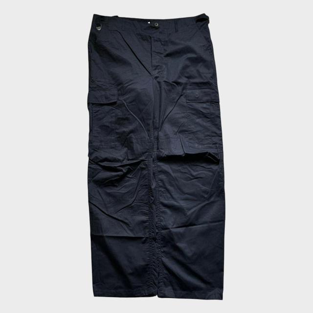 Vintage Men's Straight leg Cargo Trousers - Navy - 36" on Productcaster.