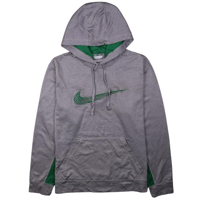 Nike Men's Hoodie - Grey - M on Productcaster.