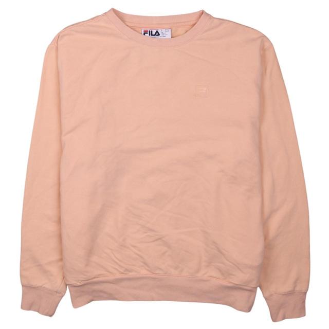 Fila Men's Sweatshirt - Orange - L on Productcaster.