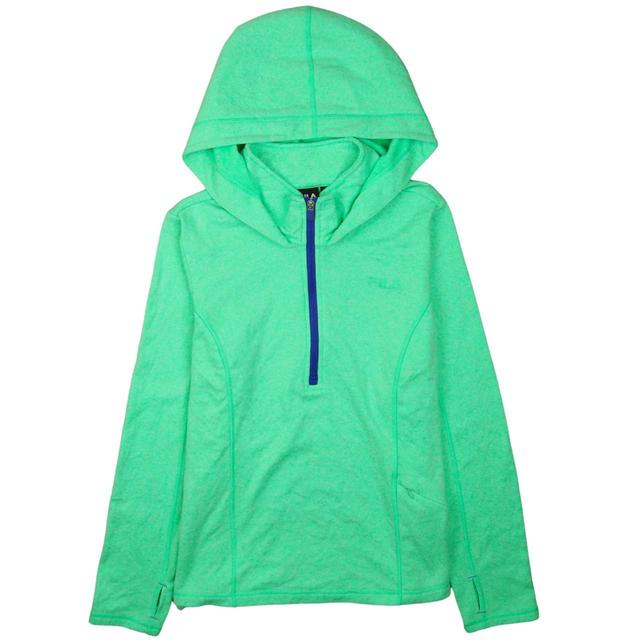 Fila Men's Hoodie - Green - L on Productcaster.