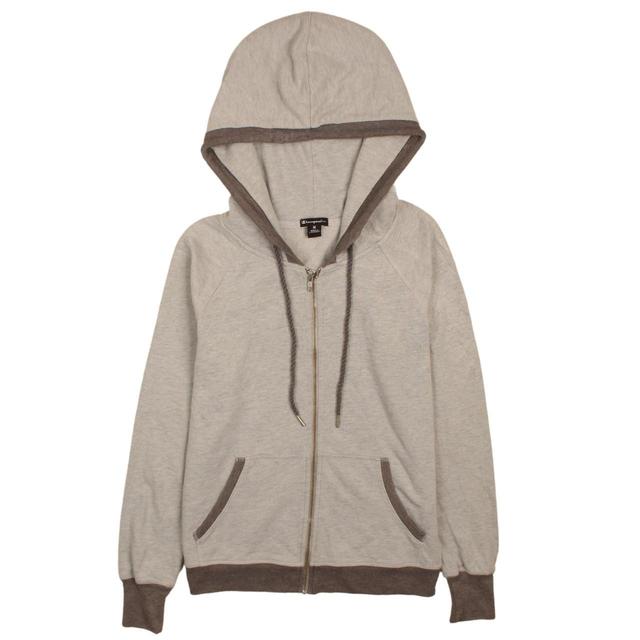 Champion Men's Hoodie - Cream - M on Productcaster.