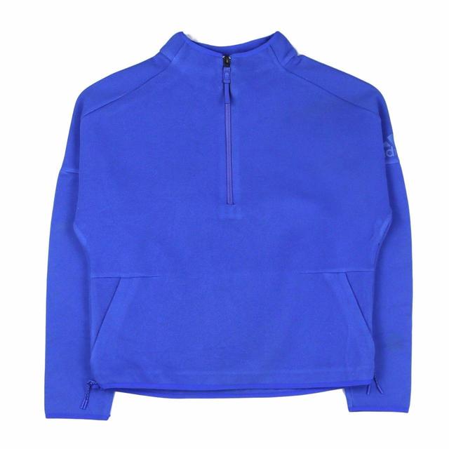 Adidas Men's Sweatshirt - Blue - L on Productcaster.