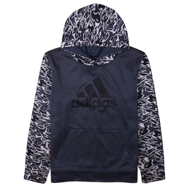 Adidas Men's Hoodie - Grey - M on Productcaster.