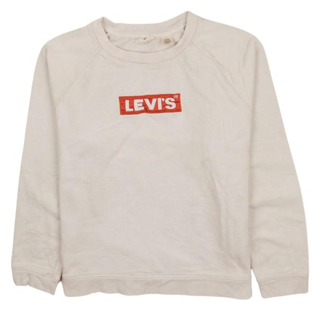 Levi's Men's Sweatshirt - Cream - S on Productcaster.