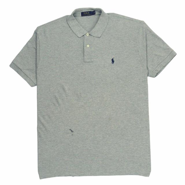 Polo Ralph Lauren Men's Polo shirt - Grey - L on Productcaster.