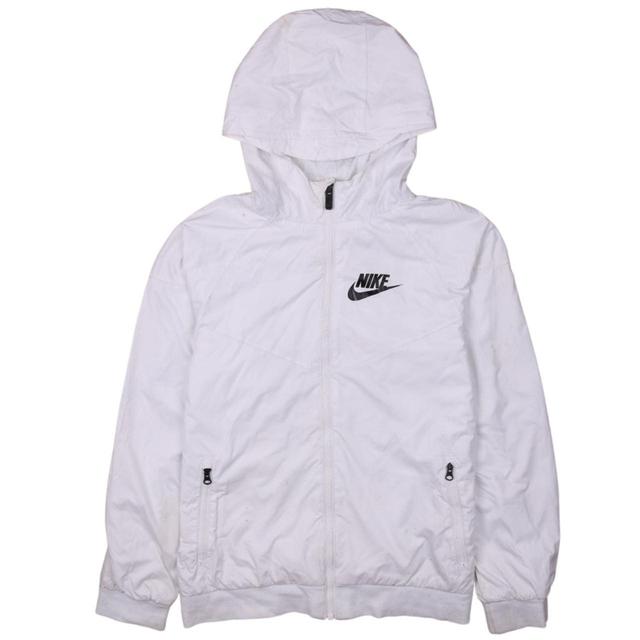 Nike Women's Windbreaker Jacket - White - L on Productcaster.