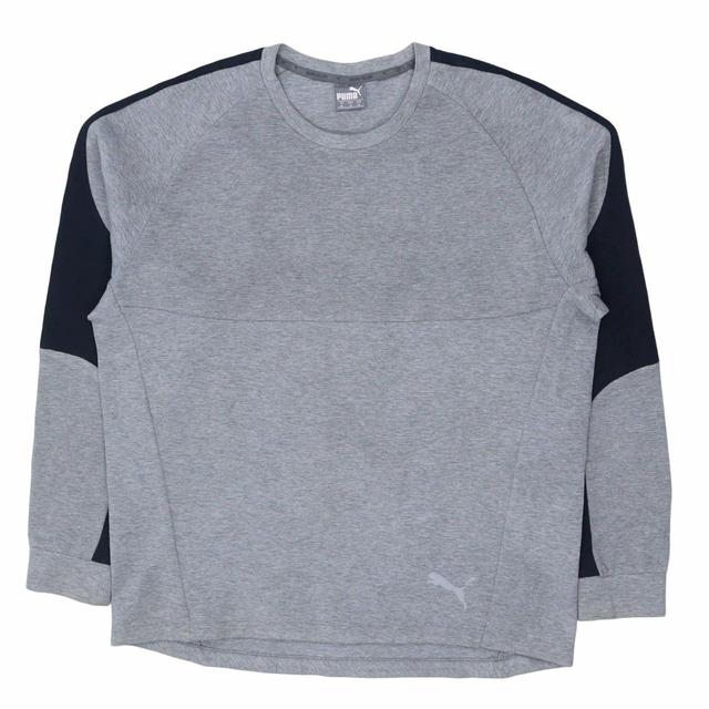 Puma Men's Sweatshirt - Grey - XL on Productcaster.