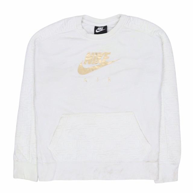 Nike Women's Sweatshirt - White - L on Productcaster.