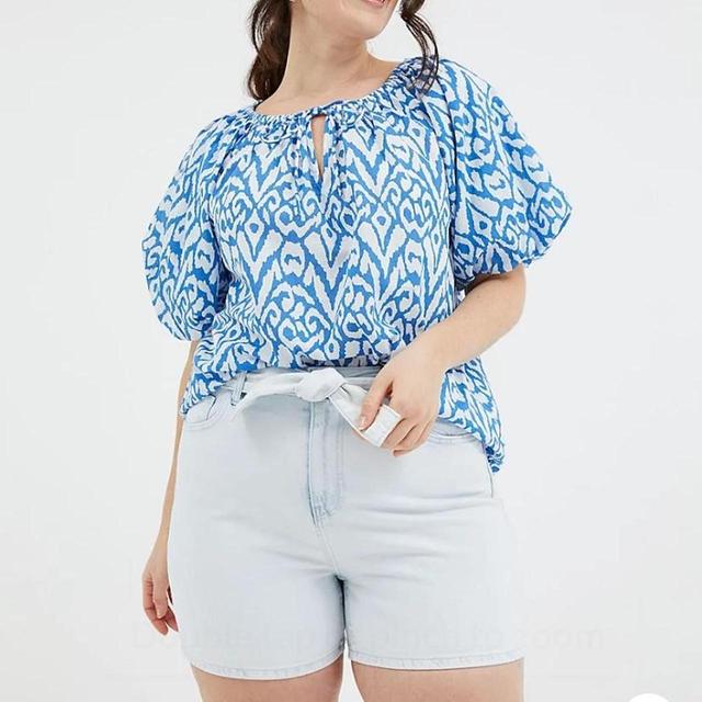 Designer Women's Blouse - Blue - 14 on Productcaster.