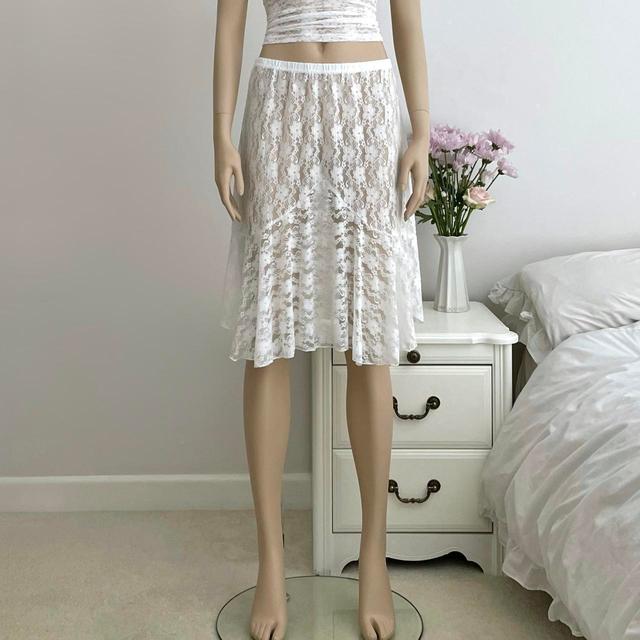 Women's Festival Skirt - White - S on Productcaster.