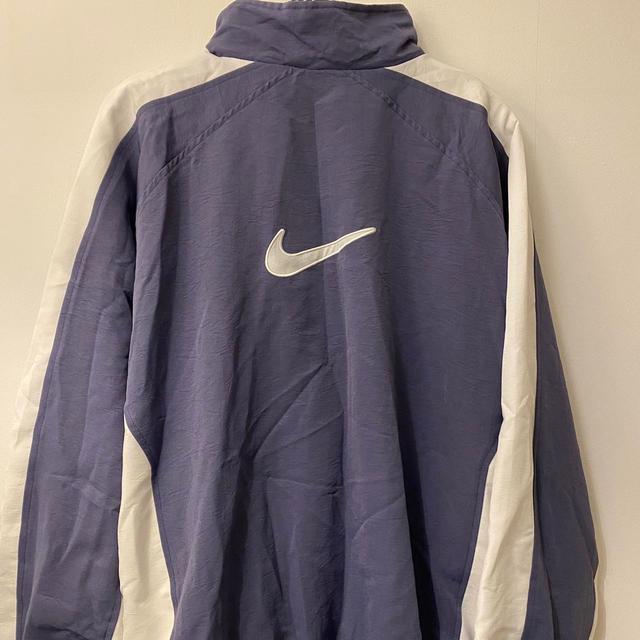 Nike Men's Windbreaker Jacket - Purple/White - XL on Productcaster.