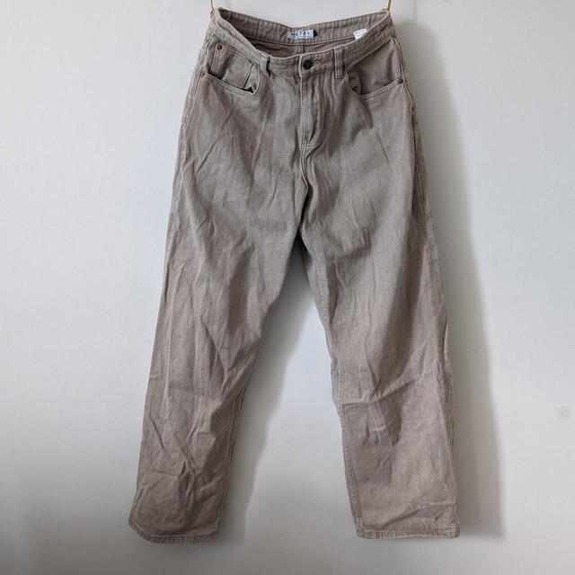 Motel Women's Jeans - Tan/Cream - S on Productcaster.