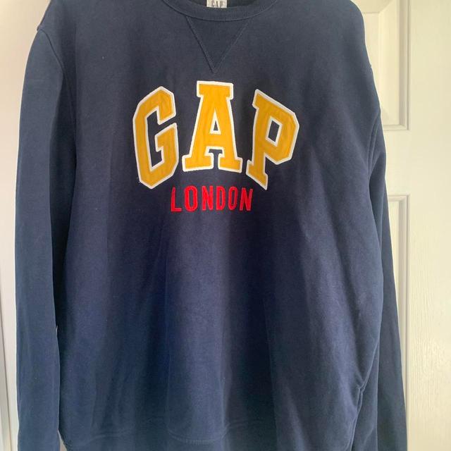 Gap Men's Sweatshirt - Navy/Blue - XL on Productcaster.