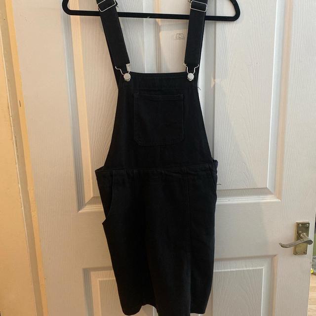 PrettyLittleThing Women's Dungarees - Black - UK 10 on Productcaster.