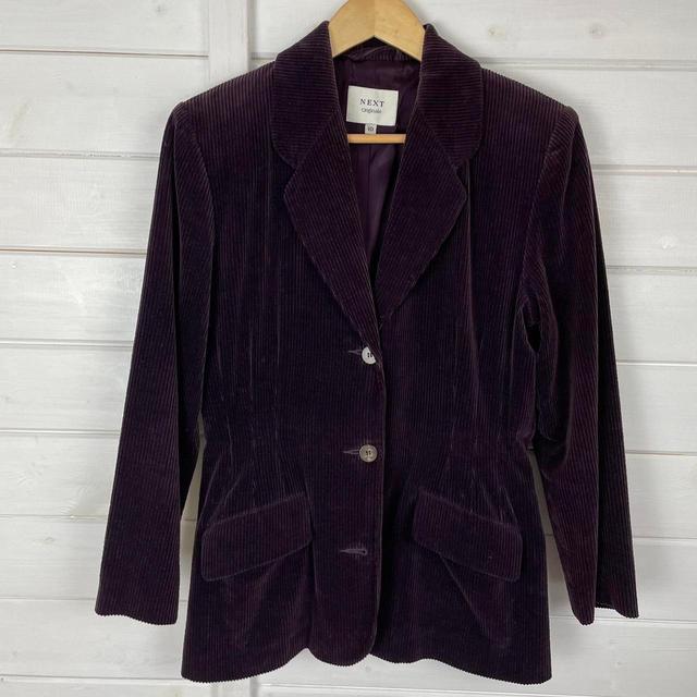 Next Women's Blazer Jacket - Purple - UK 10 on Productcaster.