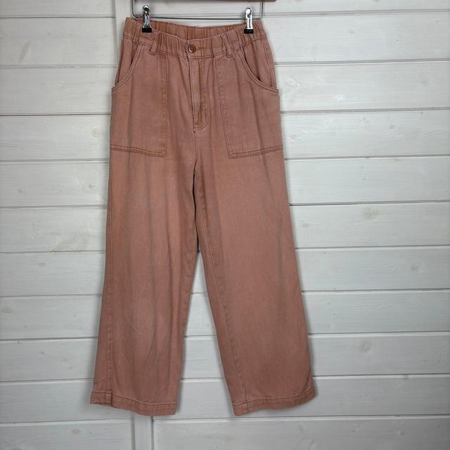 Urban Outfitters Women's Trousers - Pink/Tan - S on Productcaster.