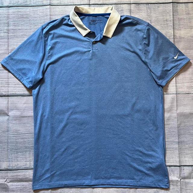 Nike Men's Polo shirt - Blue - L on Productcaster.