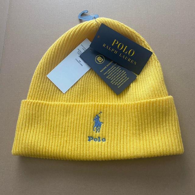 Polo Ralph Lauren Men's Beanies - Yellow on Productcaster.