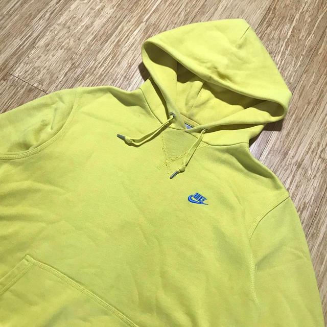 Nike Men's Hoodie - Yellow - M on Productcaster.