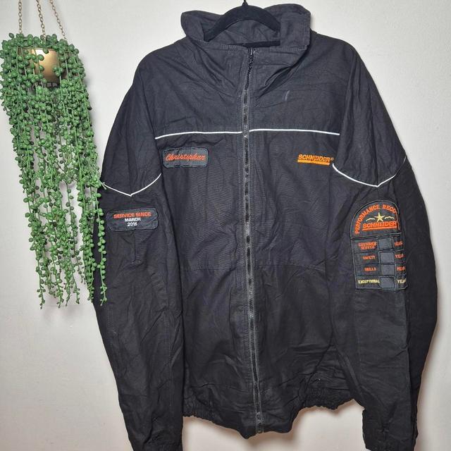 Men's Jacket - Black/Orange - XXL on Productcaster.