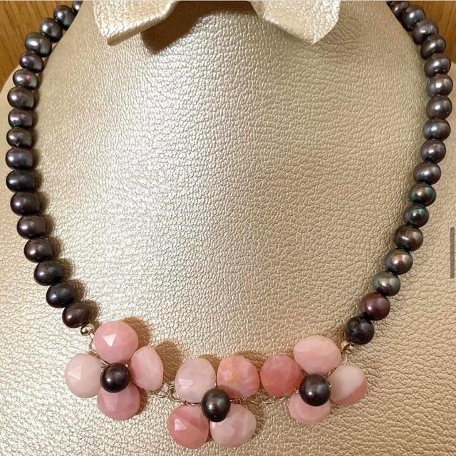 Women's Necklace - Pink/Multi on Productcaster.