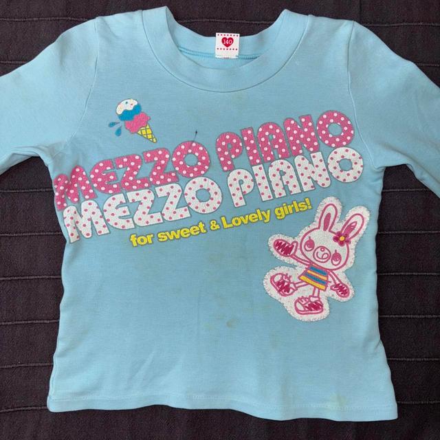 Mezzo Piano Women's T-shirt - Blue/Multi - XXS on Productcaster.