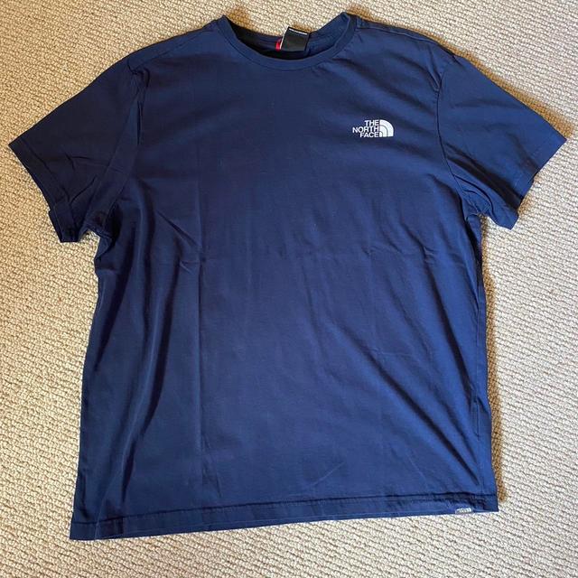 The North Face Men's T-shirt - Navy - L on Productcaster.