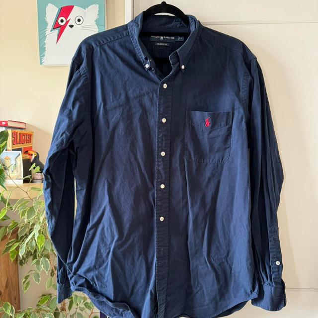 Polo Ralph Lauren Men's Shirt - Navy - L on Productcaster.