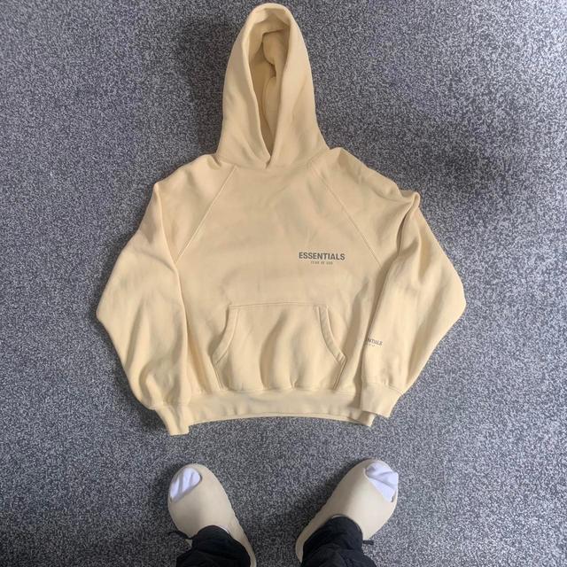 Fear of God Men's Hoodie - Yellow - XS on Productcaster.